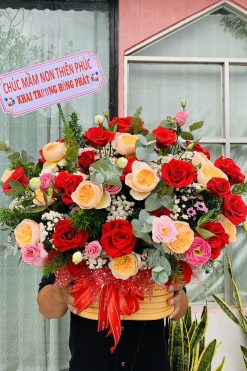 Giỏ hoa tươi M7